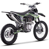 MotoTec X4 150cc 4-Stroke Gas Dirt Bike Black, 76x32x47, (MT-DB-X4-150cc_Black)